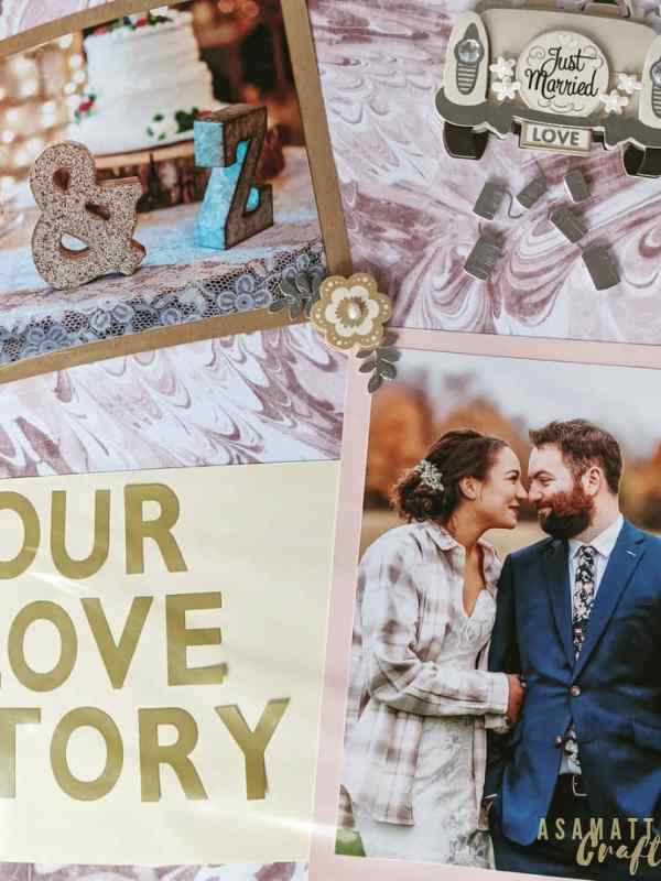 DIY Wedding Scrapbook